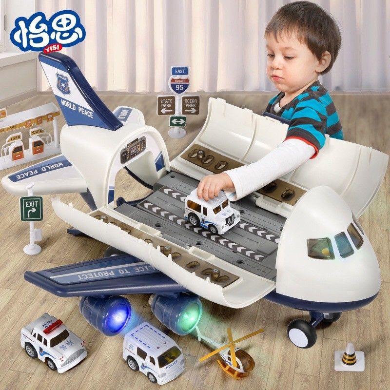 Boy Large Toy Plane Ready Stock?Airplane Car Toy Kids Large Early