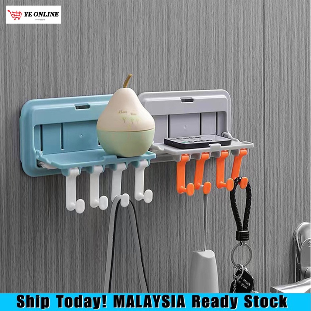 Multifunction Hanger Phone Stand Waterproof Hook Key Hanger Rack ...