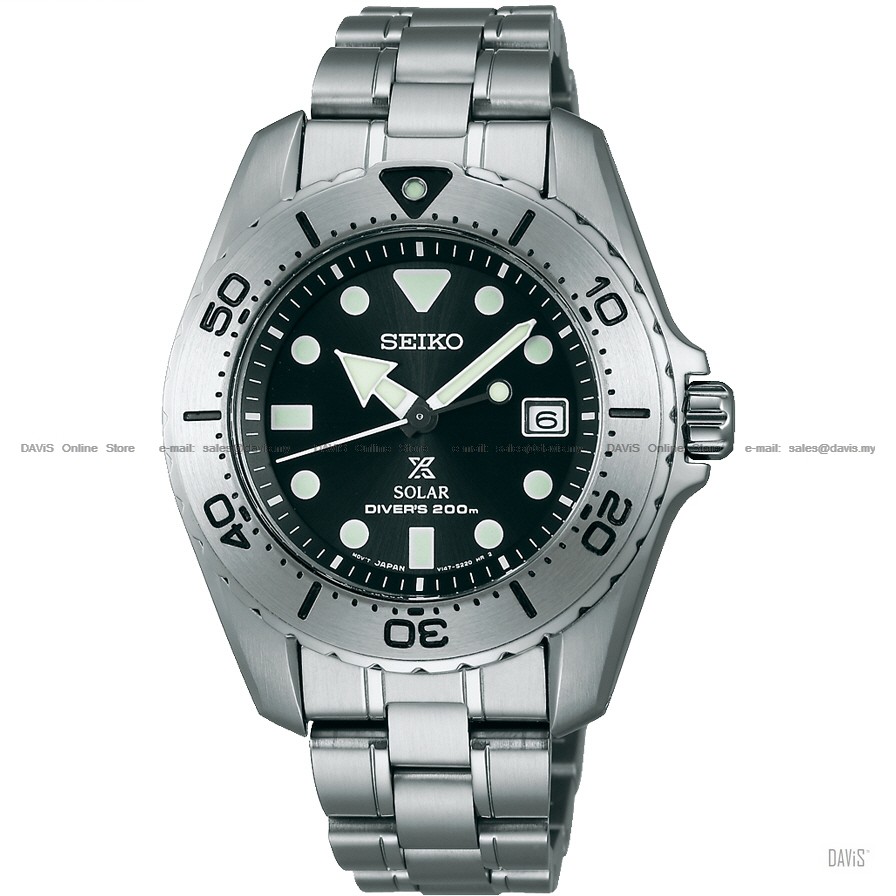 Seiko solar 2024 titanium diver