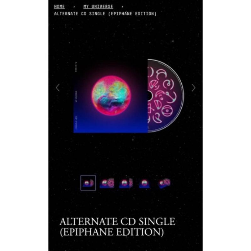 BTS [ READY STOCK ] COLDPLAY CD SINGLE MY UNIVERSE ( FEAT BTS ...