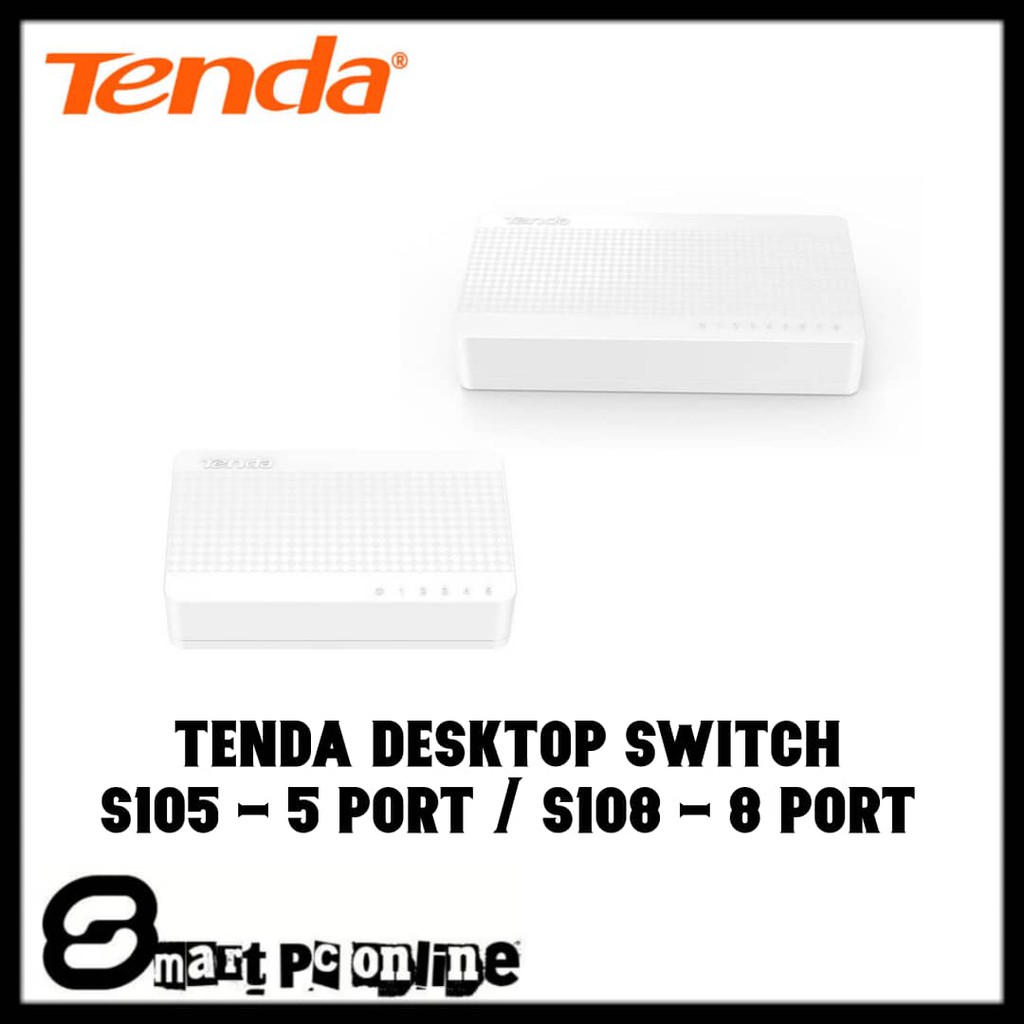 Tenda S108/S105 8/5 Port Ethernet Network Switch | Shopee Malaysia