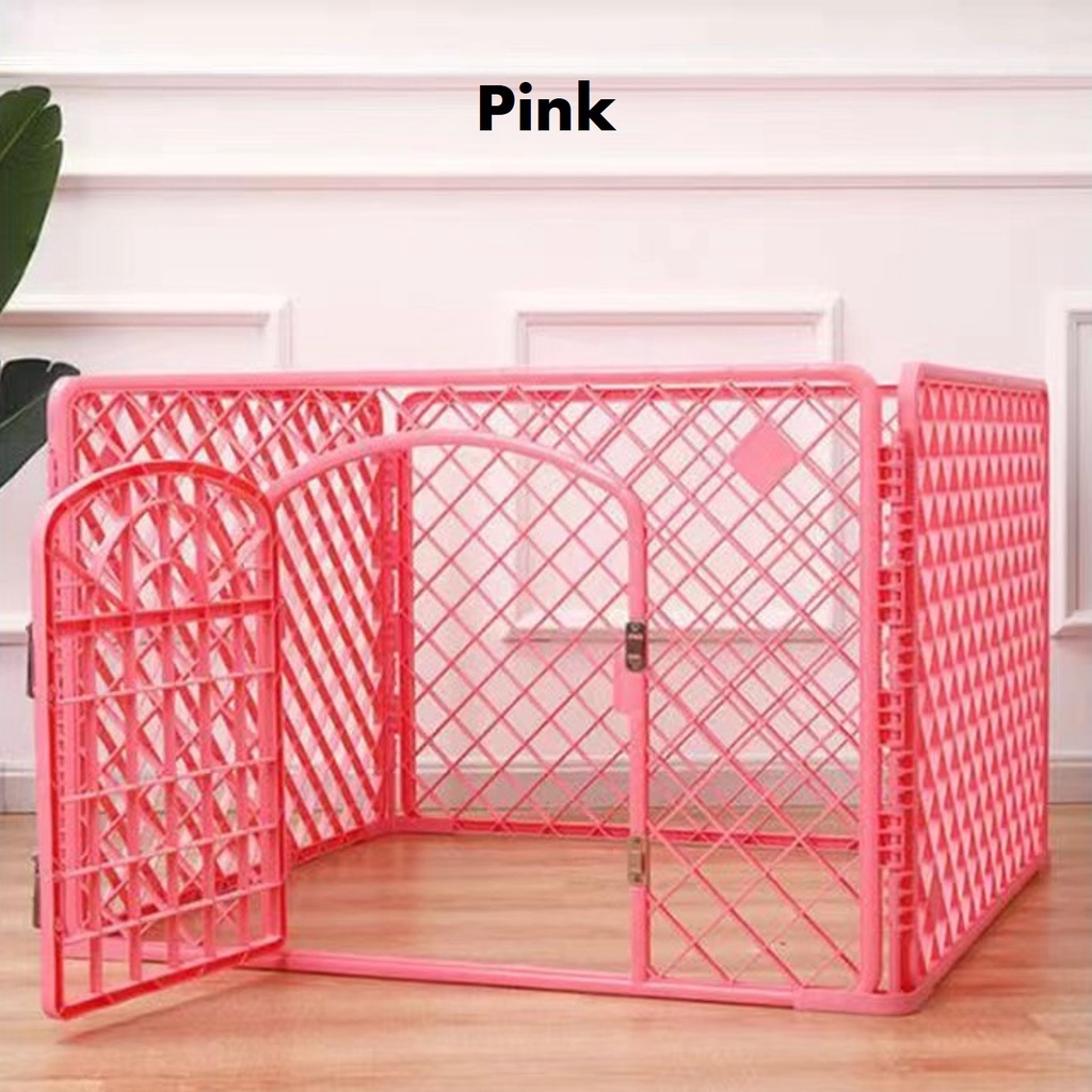 1set Pet Fence Dog Fence Rabbit Cage Kennel Play Pen Extra Durable