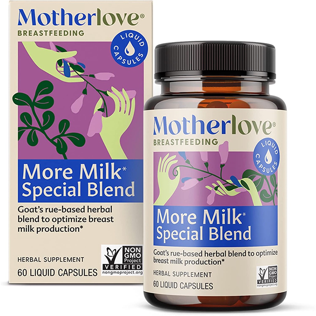 Motherlove More Milk Special Blend 60 Liquid Capsules Herbal Lactation