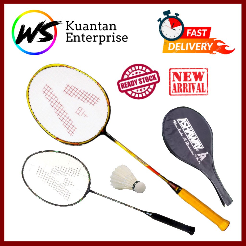 💯【100% Original】🔥Ashaway Badminton Racket 9500SQ/9600SQ/9700SQ/9800SQ🔥 ...