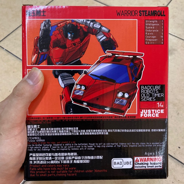 Transformer Badcube BC OTS-14 Warrior Steamroll (instock) | Shopee Malaysia