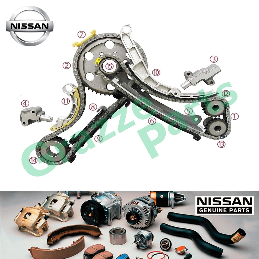 Nissan Original Timing Chain Full Kit Set Nissan Frontier 2.5 D22