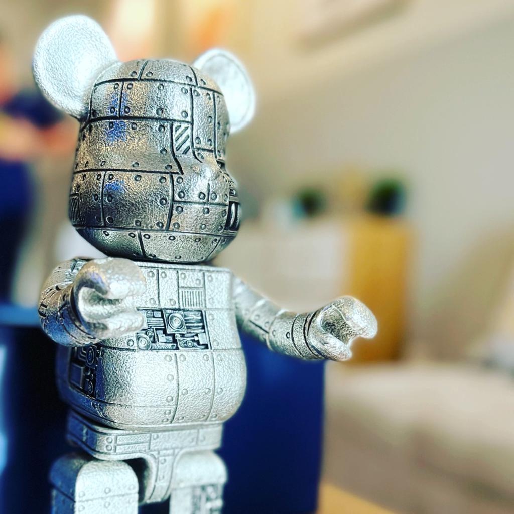 BE@RBRICK Bearbrick Royal Selangor Steampunk Iron Bright 400
