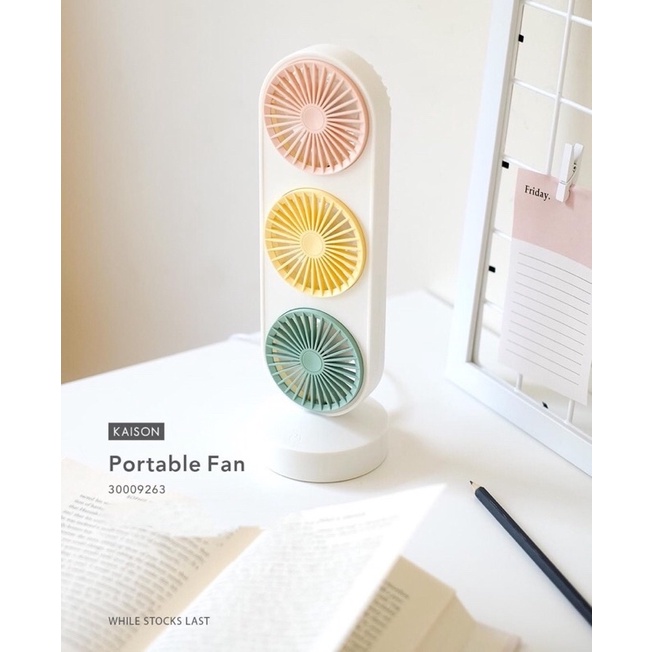 KAISON PORTABLE FAN USB Recharge Shopee Malaysia