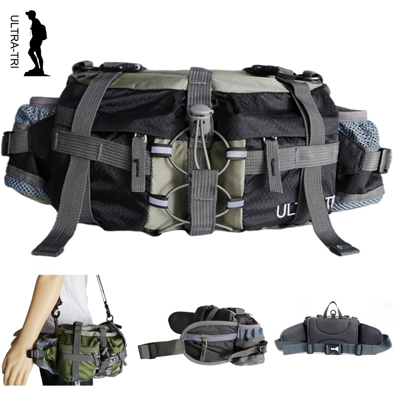 Outdoor Hiking Waist Bag Waterproof Multi functional Pocket Cycling Pack