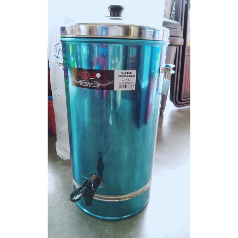 28 Litres Stainless Steel Water Container (Eagle Ware) | Shopee Malaysia