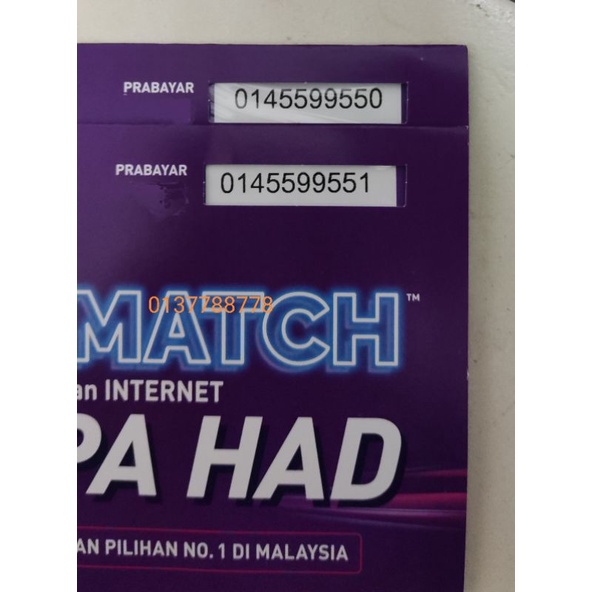 Celcom VIP couple number AABBCC | Shopee Malaysia