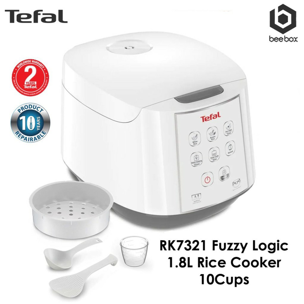 Tefal Fuzzy Logic Rice cooker 1.8L (10 Cups) (RK7321) Shopee Malaysia