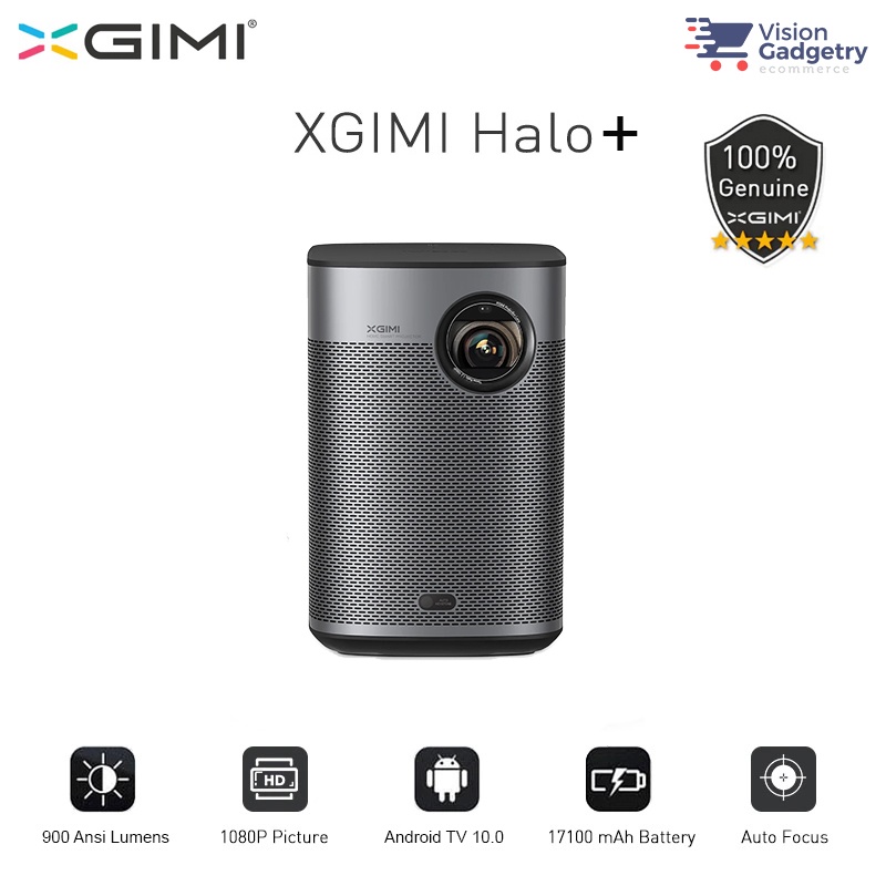 Xgimi-proyector Portátil Halo Plus, Versión Global, 900 Ansi Color