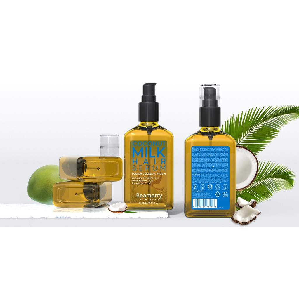 BEAMARRY COCONUT MILK HAIR SERUM 110ml Shopee Malaysia