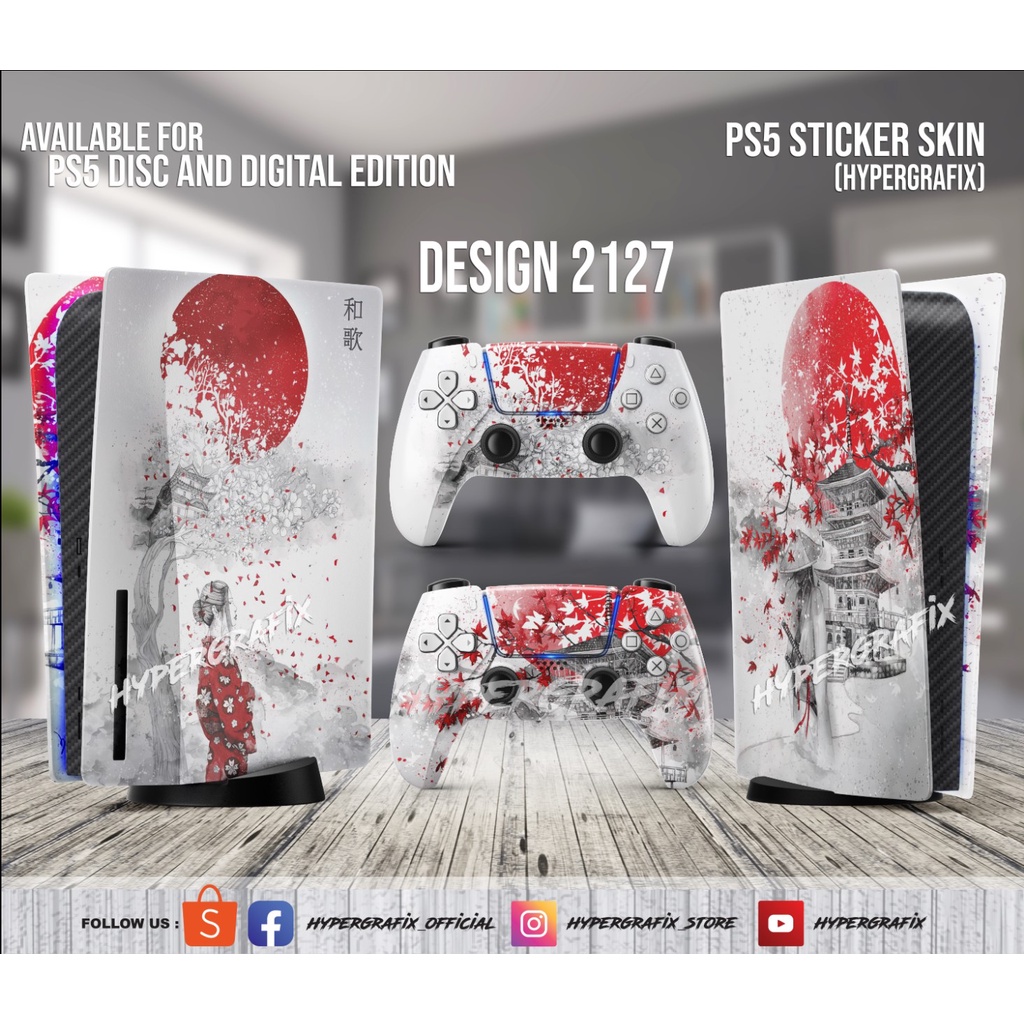 PS5 PLAYSTATION 5 FAT STICKER SKIN DECAL 2127 | Shopee Malaysia