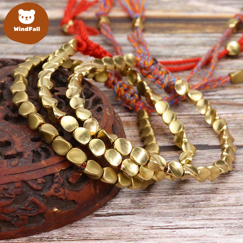 Gold metal Unisex rope bracelet Party Holiday Gift Daily Life WF ...