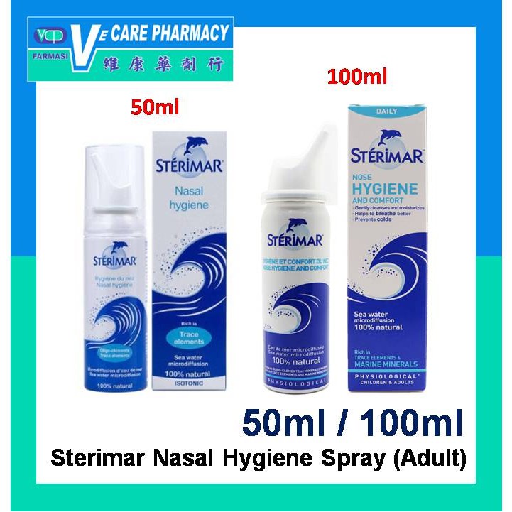Sterimar Nasal Hygiene Spray 100ml x 2 