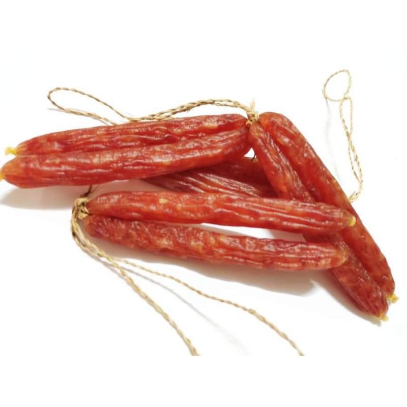 🔥Local🔥Green String Chinese Pork Sausage 新鲜酒味青绳腊肠/白绳无酒味 Green String ...