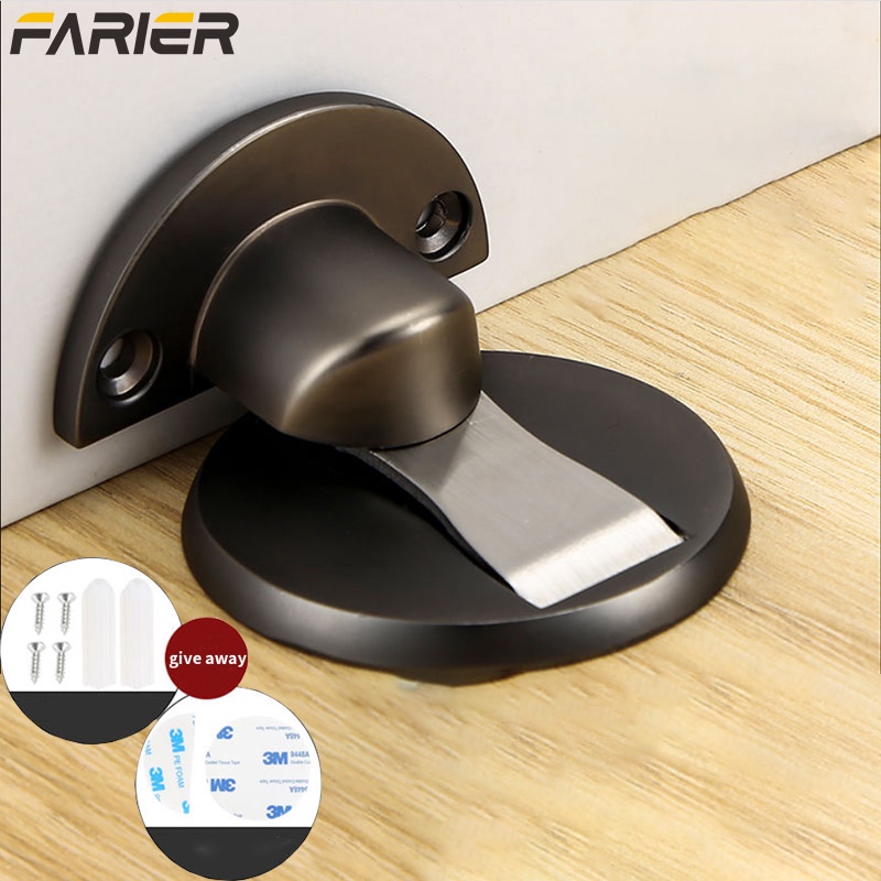 Magnetic Door Stops 304 Stainless Steel Door Stopper Hidden Door 