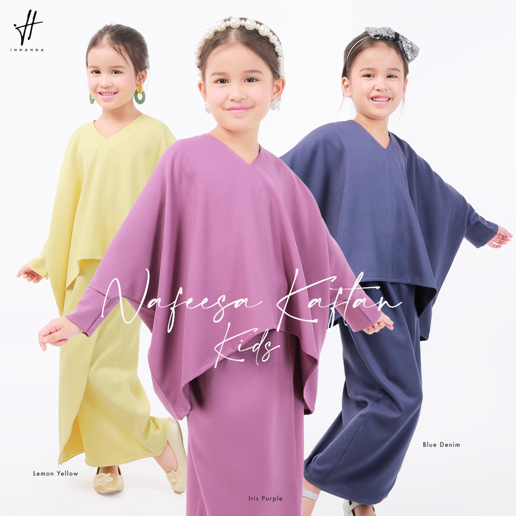 INHANNA Nafeesa Kaftan Kids | Shopee Malaysia