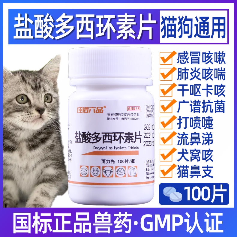 Cold medicine for dogs and cats pet cats infect wo狗狗猫咪感冒药宠物猫用鼻支感染伤口消炎口炎