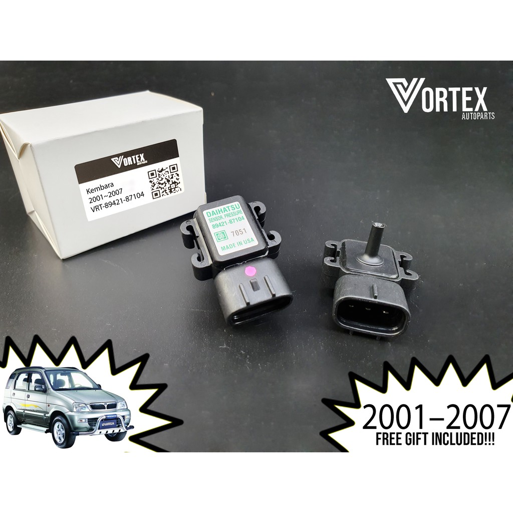 Map Sensor For Perodua Kembara J100 1st (19972006)Year,(3Pin) Shopee