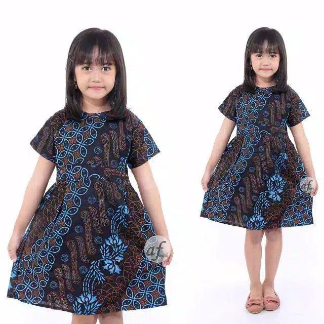 Batik Dress For Children Aged 2-10 12 Years - Varied batik Motif ...