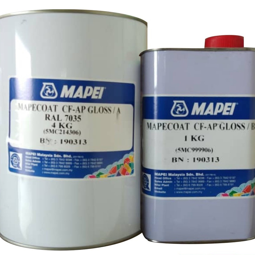MAPECOAT CF-AP (5KG / 5.5KG SET) A coloured, chemical-resistant, high ...