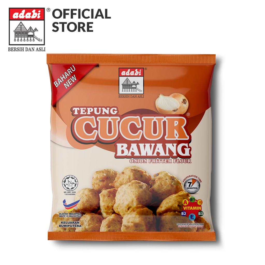 Adabi Tepung Cucur Bawang (200g) | Shopee Malaysia