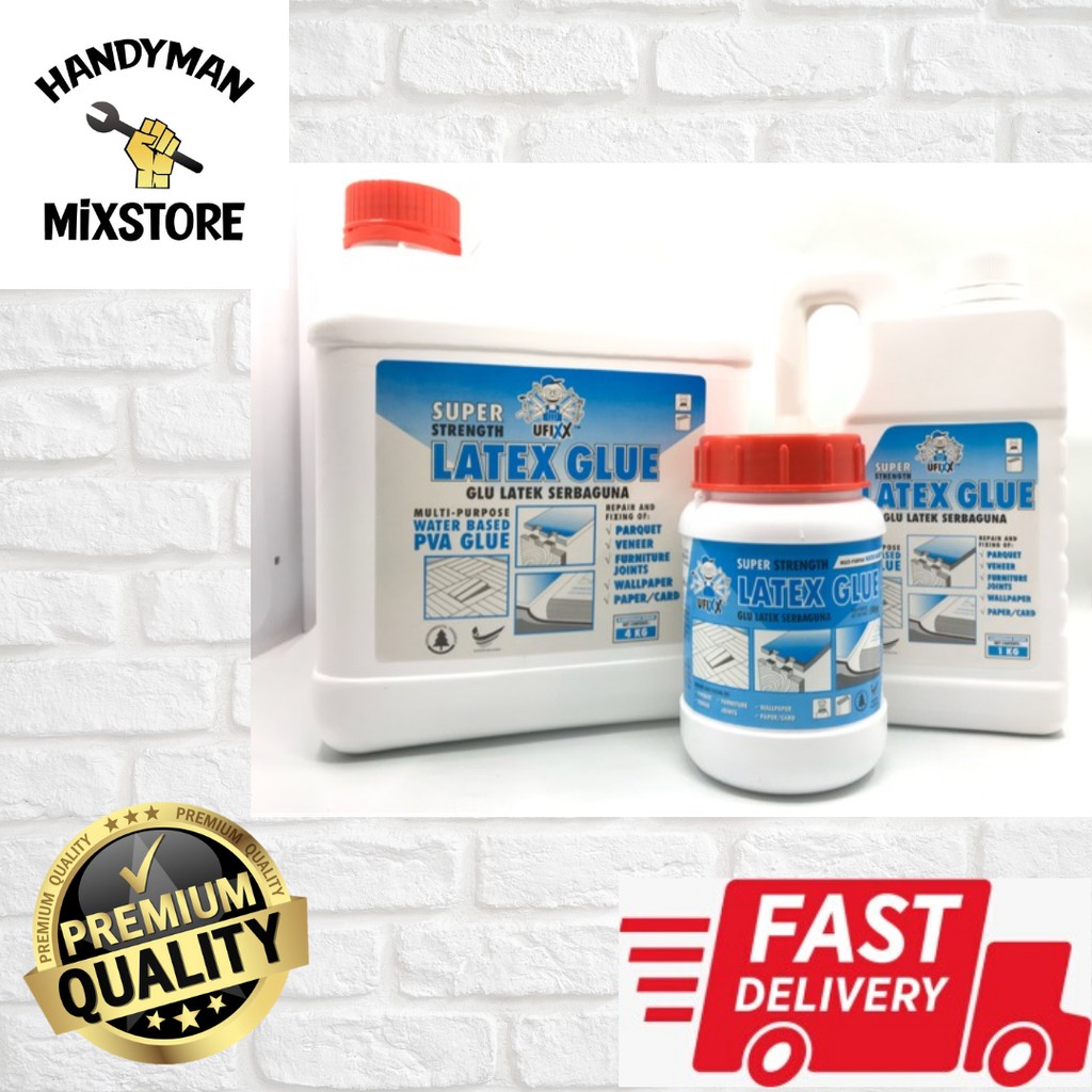 UFIXX /VT760 Super Strength Latex Glue/Glu Latex Serbaguna(Wood Floor