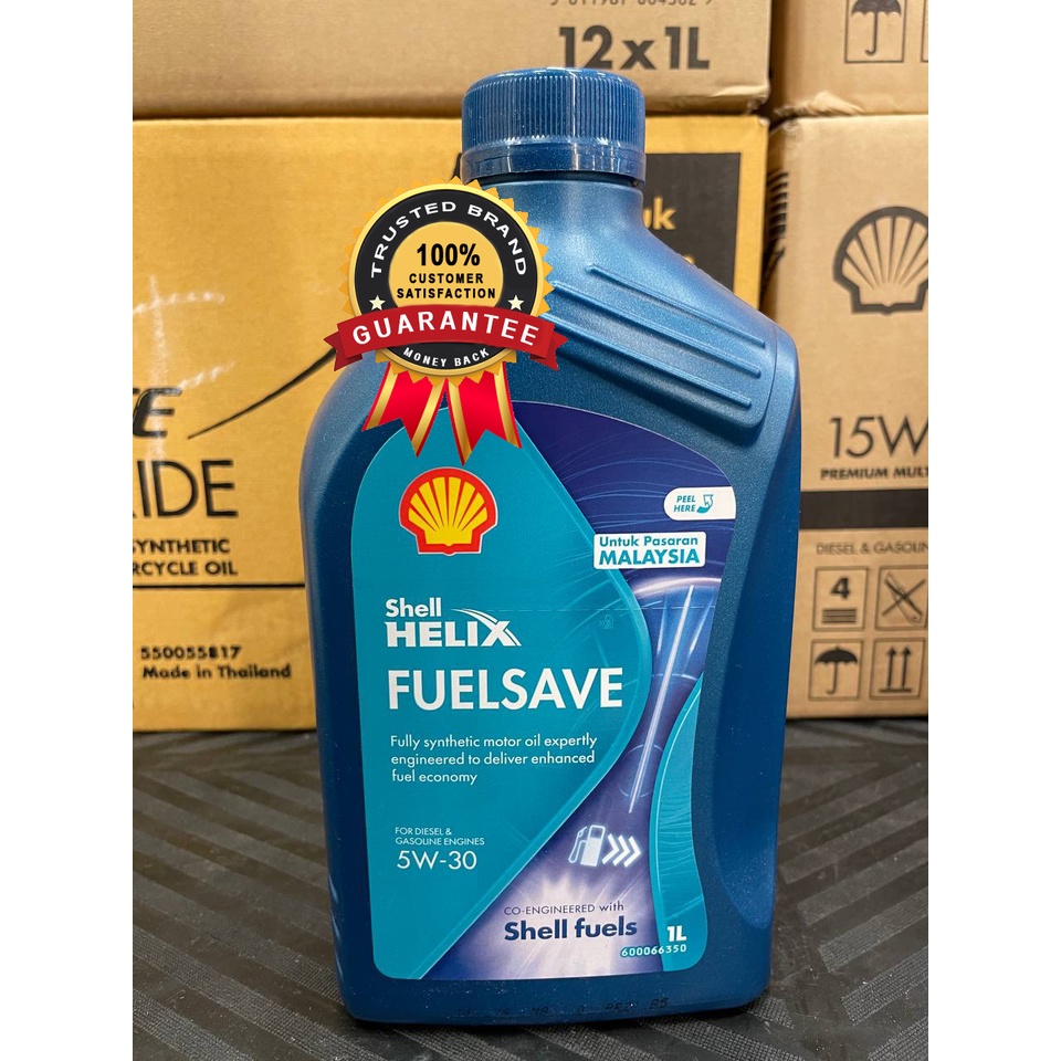 Shell Helix Fuelsave 5W30 Fully Synthetic Engine Oil (1L) Shopee