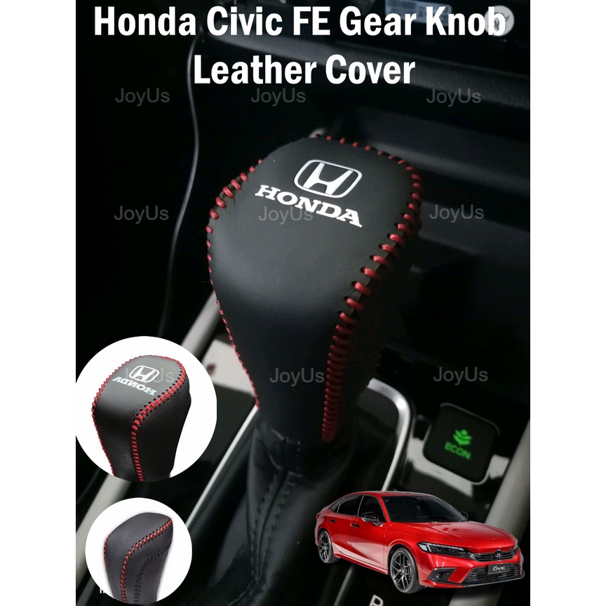 Honda Civic FE High Grade Gear Knob Leather Cover Gear Cover Shopee