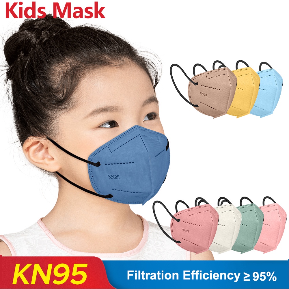 20/50/100pcs Morandi KN95 children mask FFP2 approved hygienic