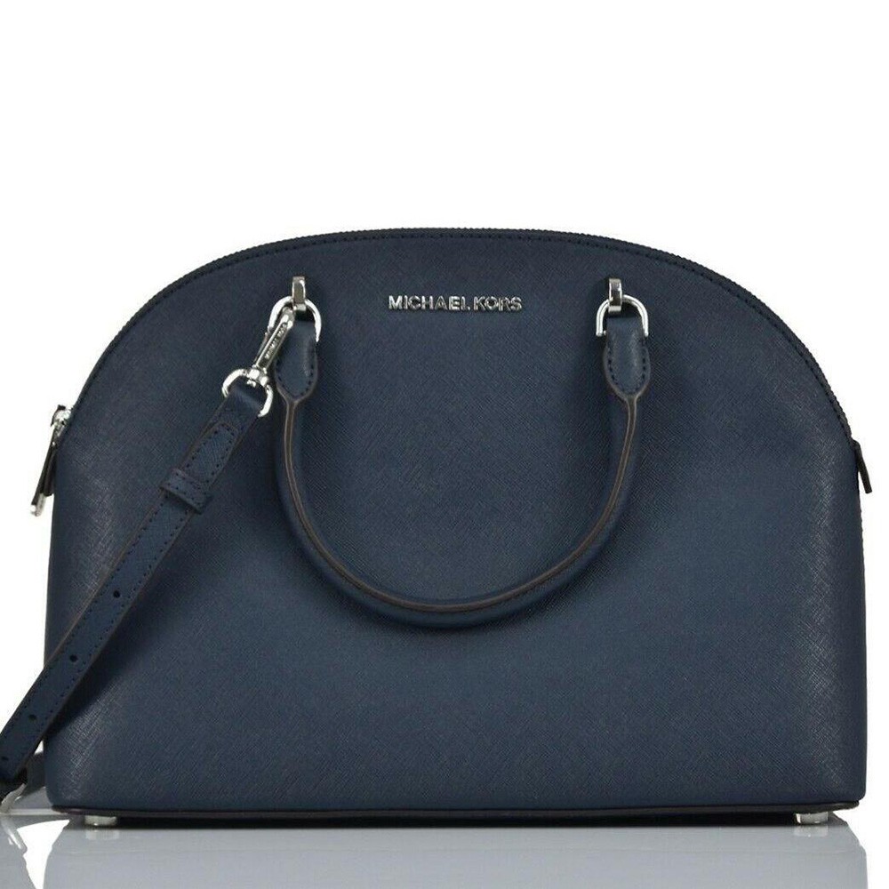 DEFECT ITEM] Michael Kors Emmy Leather Large Dome Satchel in Blossom  (35T9RY3S3L) - USA Loveshoppe