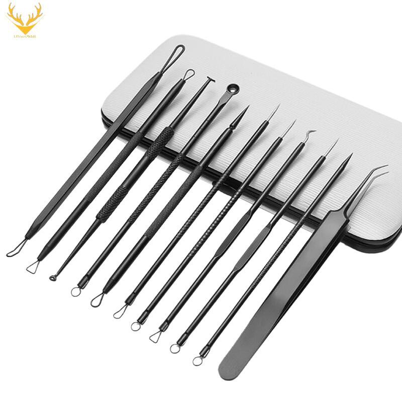 11 Pcs/Box Blackhead Remover Pimple Popper Tool Kit | Shopee Malaysia