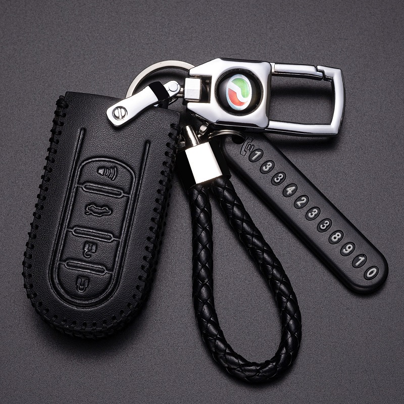 PERODUA MYVI BEZZA AXIA ARUZ Genuine Leather Key Cover Key Holder ...