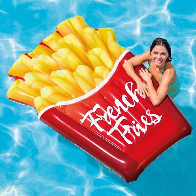 Original intex58775 chips inflatable floating bed floating bed water ...