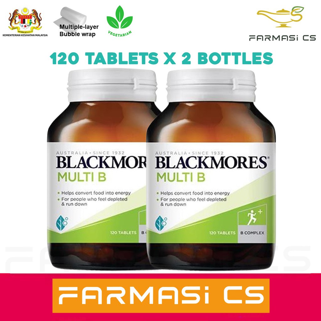 BLACKMORES Multi B 120 Tablets X 2 Bottles (TWIN) EXP:02/2026 [ Vitamin ...