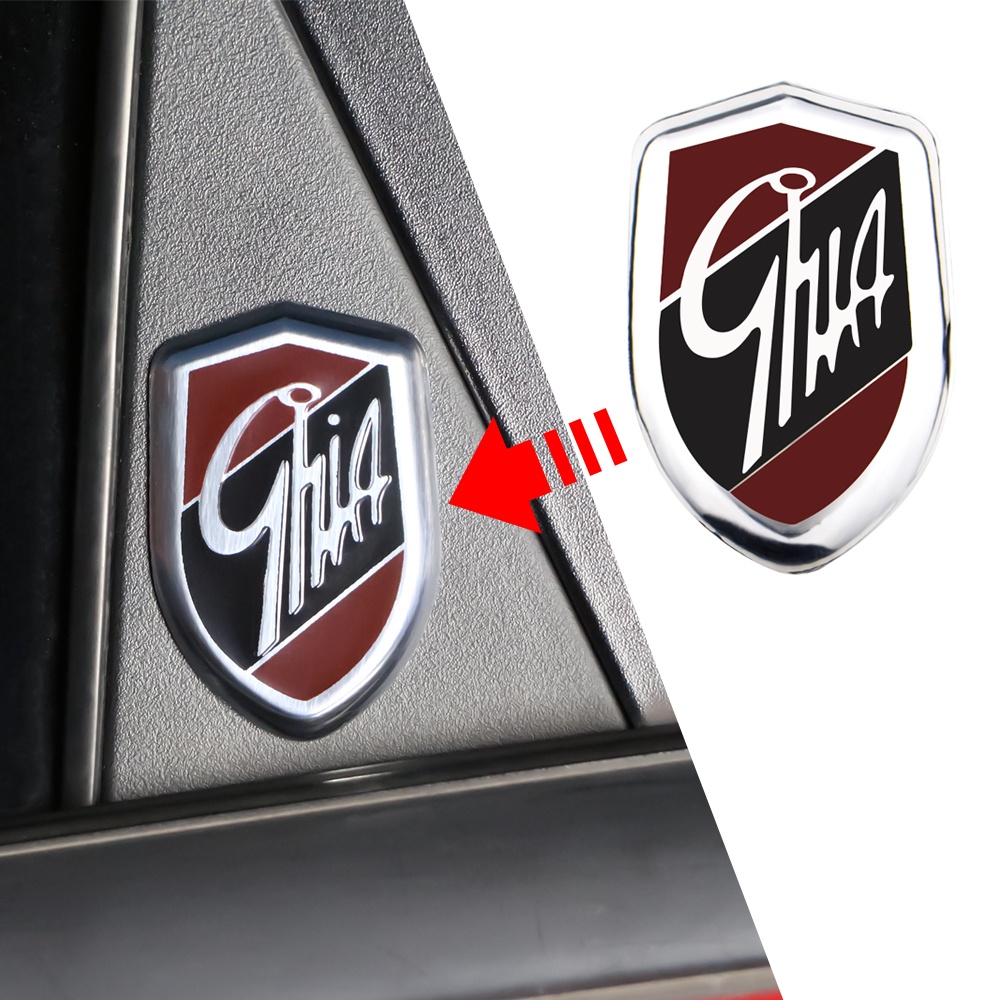 Car Emblem Sticker GHIA Side Shield Logo Marked Stickers for Ford Focus ...