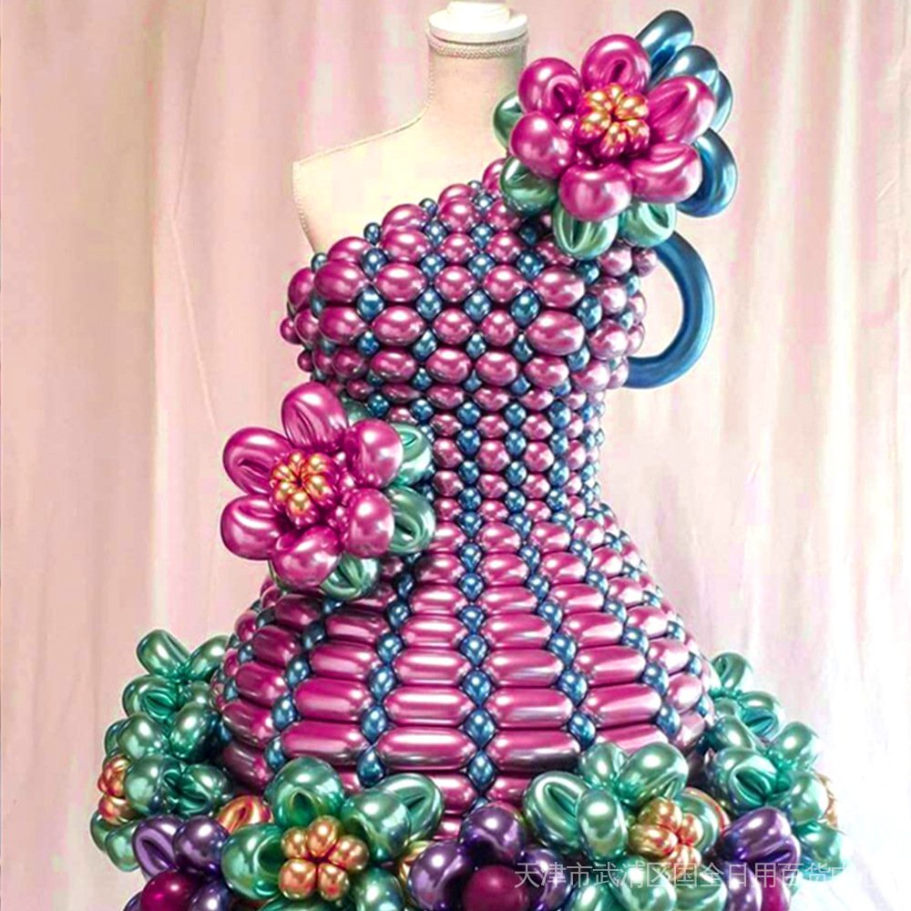 Metallic Color Twist Balloon 260 Magic Balloon Long Balloon Latex ...