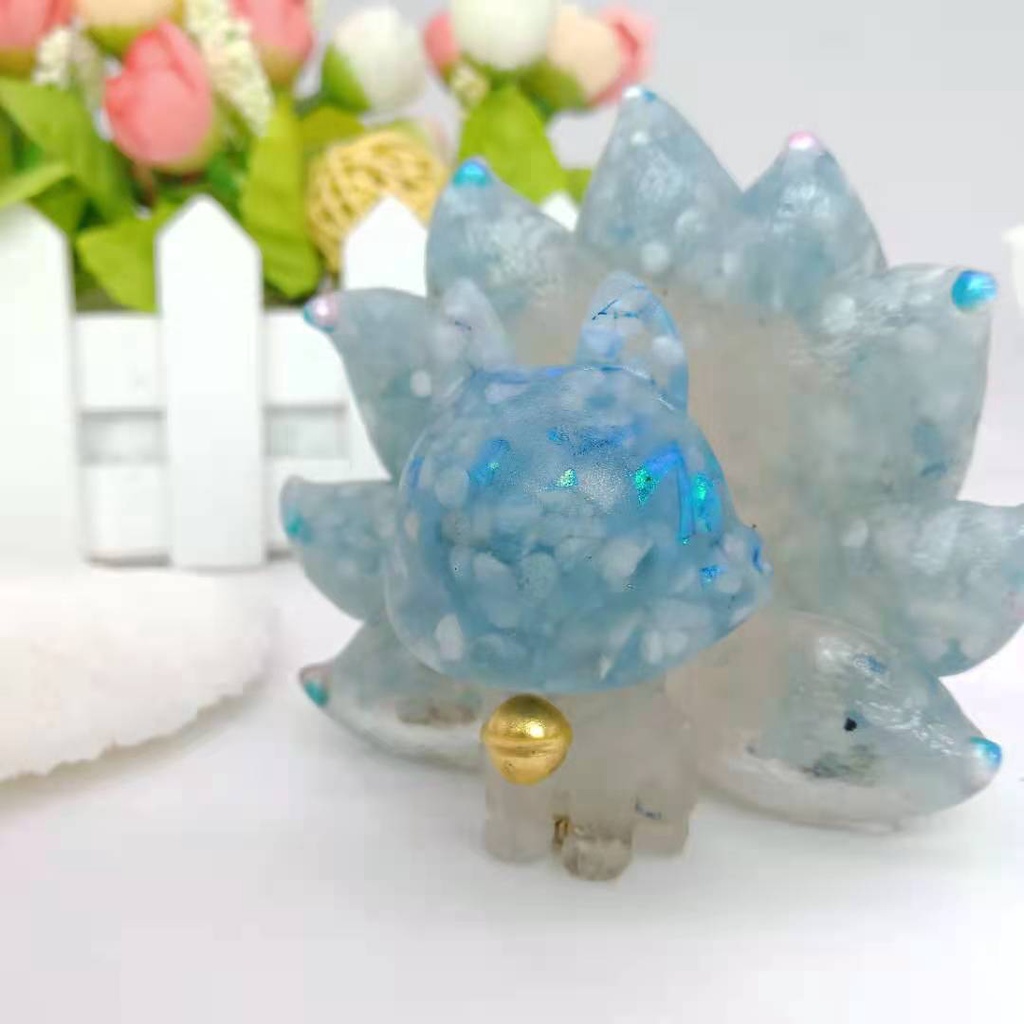 062389 頼り 天然石逆九眼天珠 結晶入り❗️