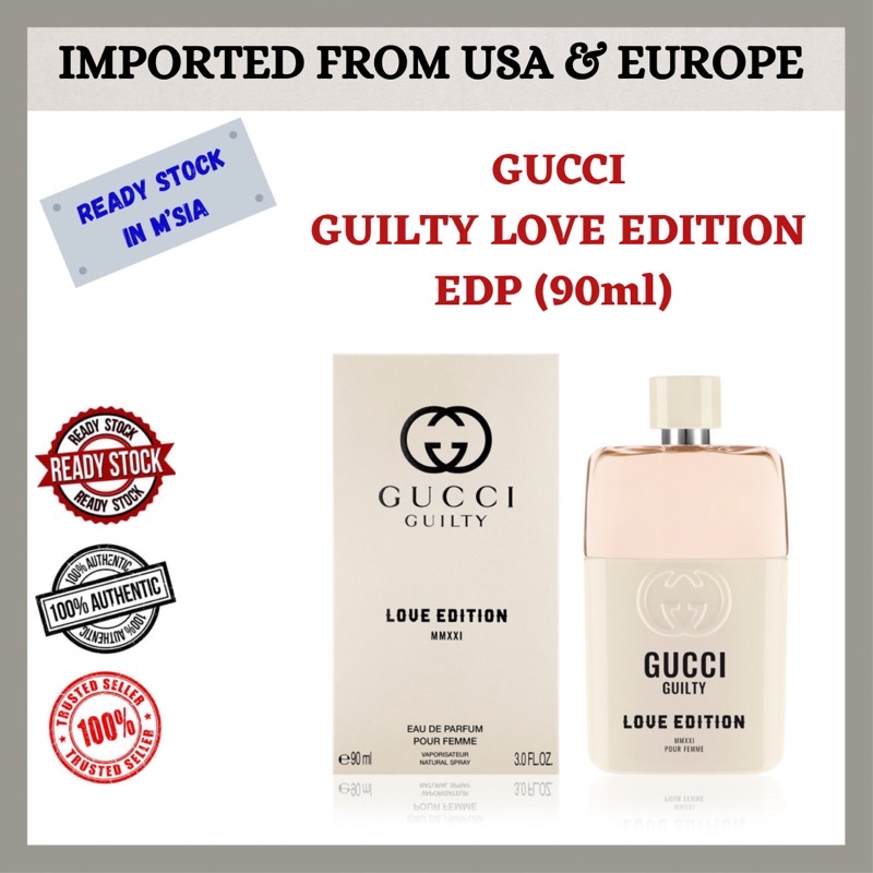 💥Ready Stock💥Authentic Original Gucci Guilty Love Edition MMXXI