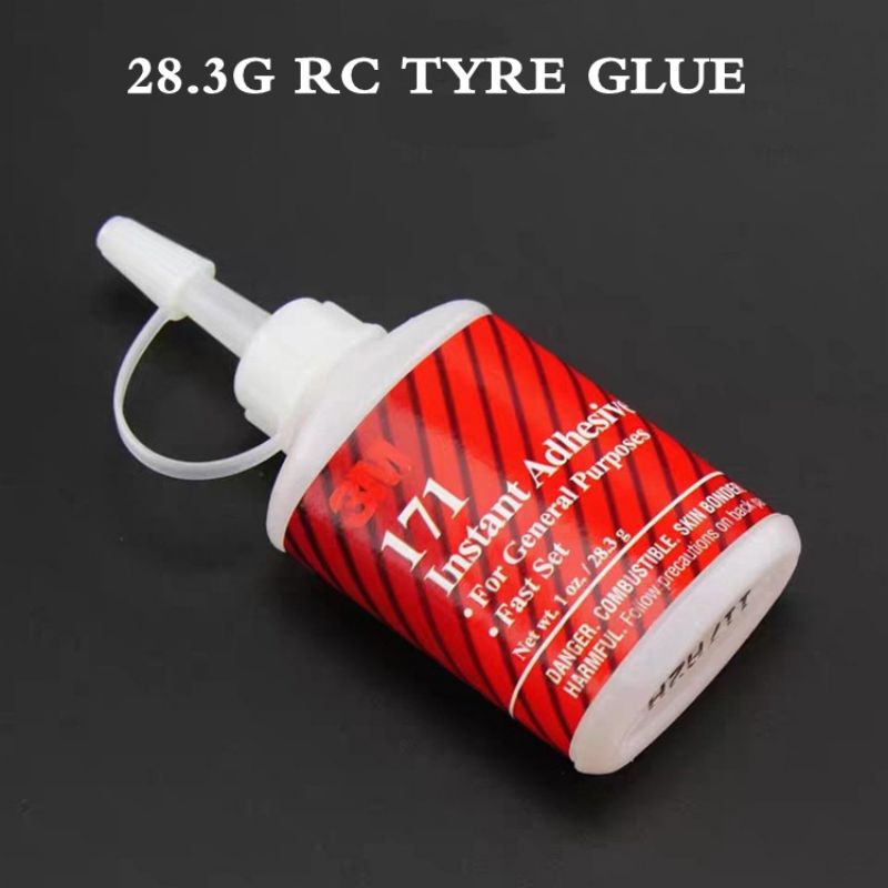 3M Instant Adhesive 171 RC Rubber Tires Glue 28.3g tyre glue use for ...