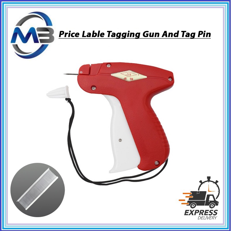 Clothes Garment Price Label Tagging Tag Gun with 10000pcs Tag Pins 35mm
