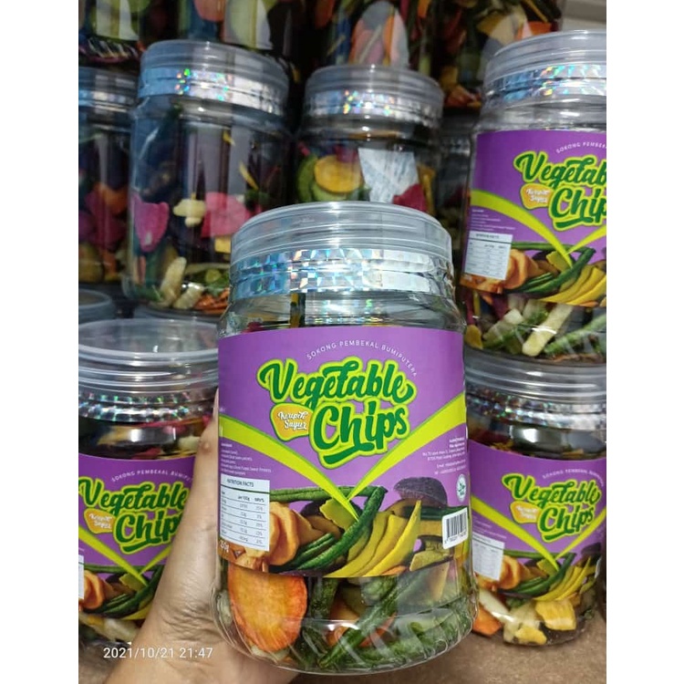 Kerepek Sayur Bendi Okra Chip (Vegetables, Jackfruits Chip, Okra Chip