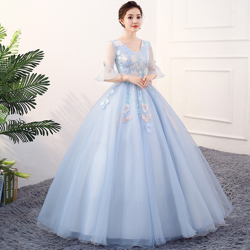 Light blue outlet cinderella dress