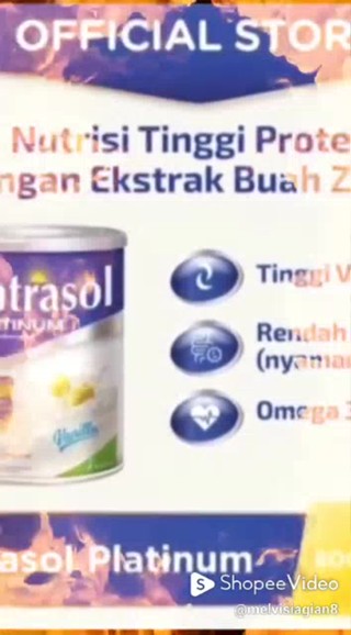 Entrasol Platinum Milk Vanilla Powder 800gr, Entrasol Platinum Milk ...