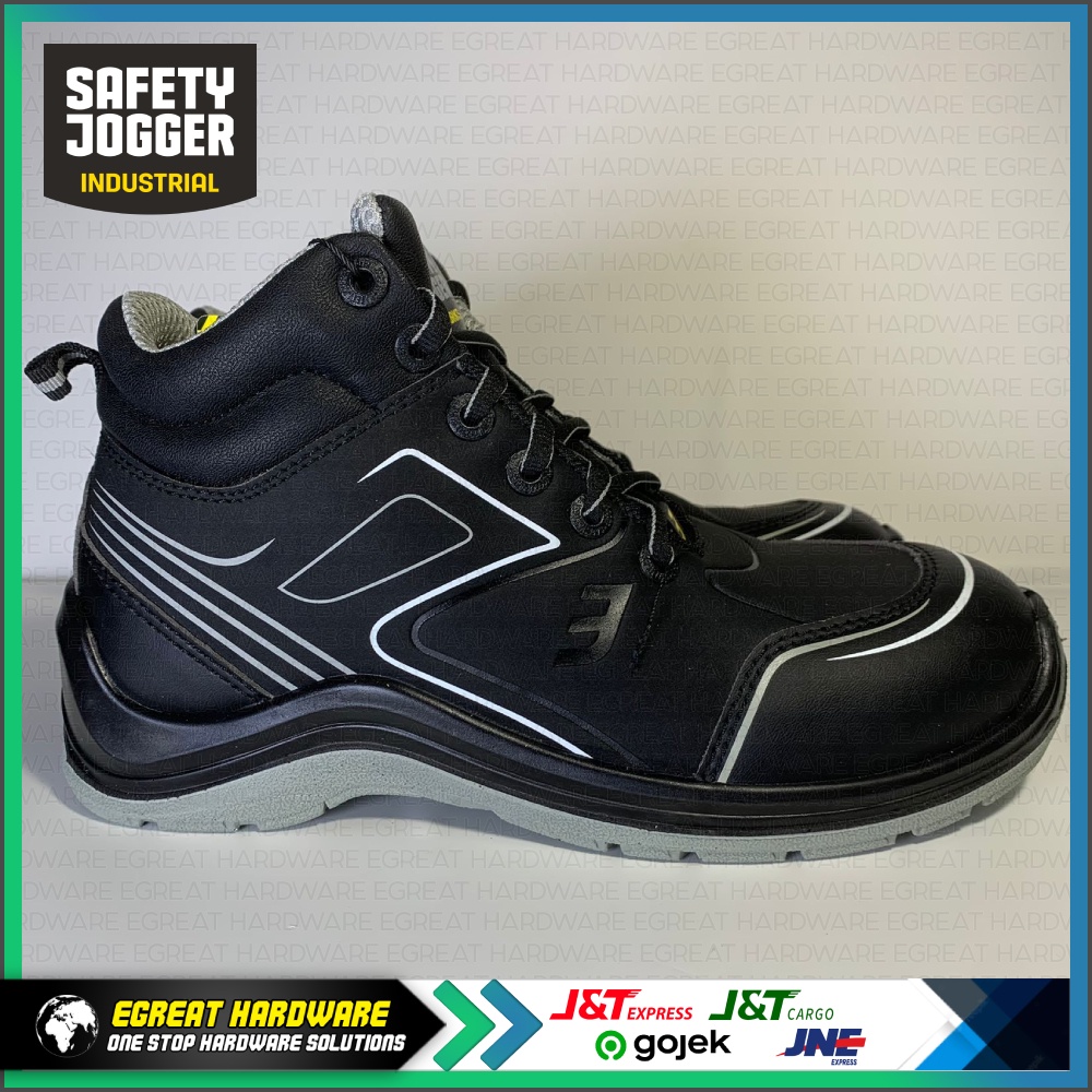 Safety Shoes Jogger FLOW S3 MID S3 ESD SRC Toecap Composite Shopee