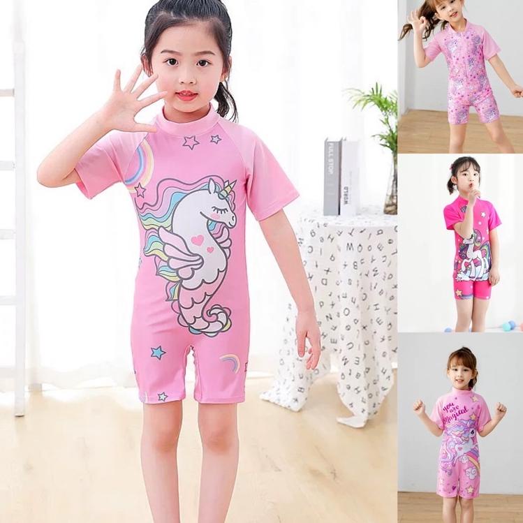 Girls Imported Swimsuit | Unicorn Kids Swimsuit (Code 8723) | Shopee ...