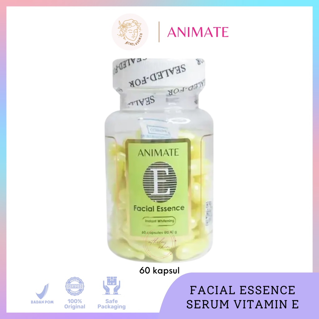 Animate Facial Essence Serum Vitamin E Original 100 Original BPOM And